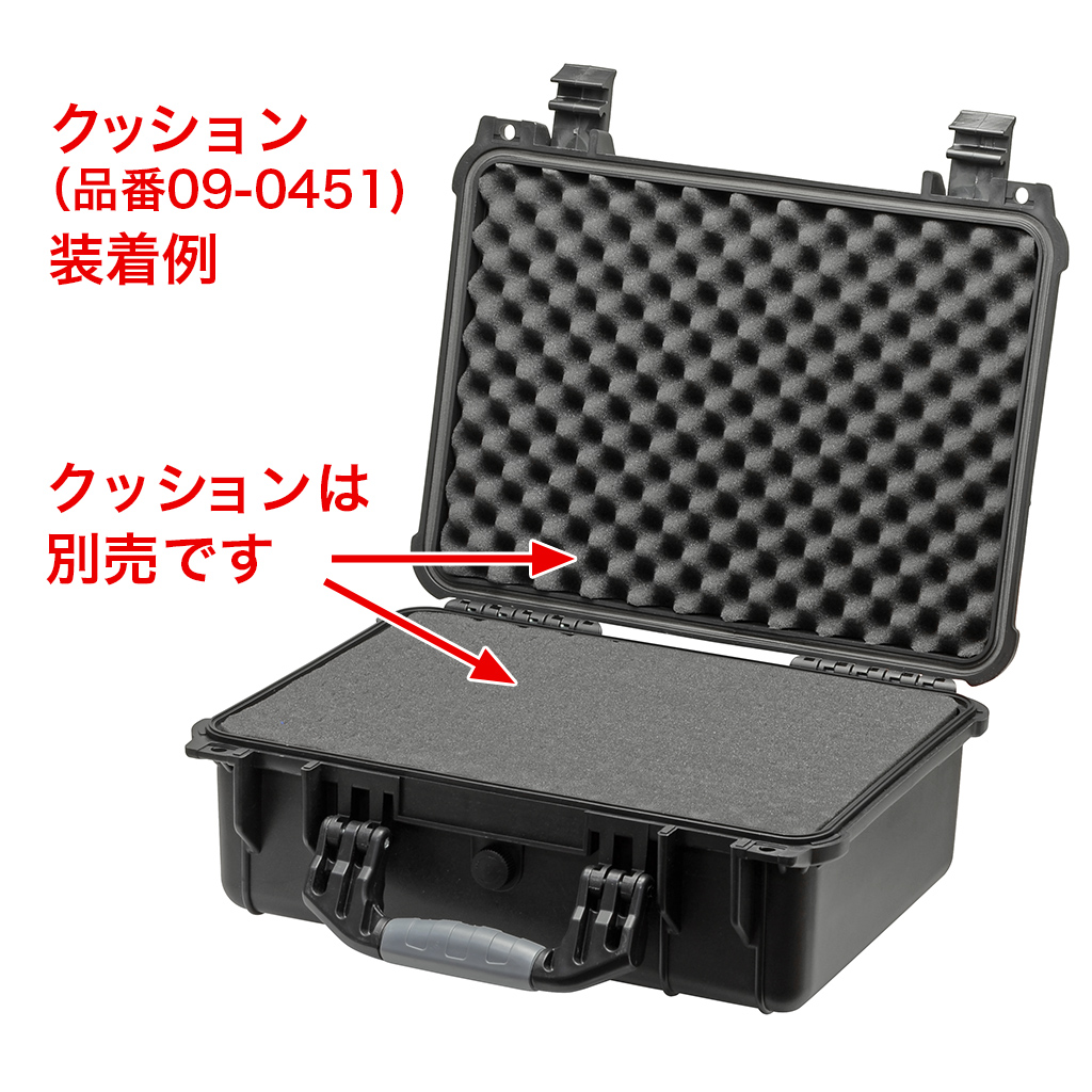 【在庫限り】プロテクターツールケース ブラックのイメージ(09-045) by 工具・整備工具の通販なら、ツールカンパニーストレート