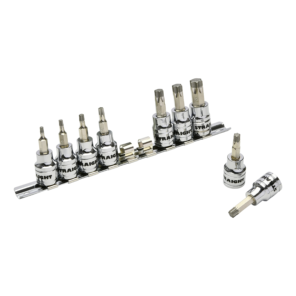 3/8"(9.5mm) ダイヤモンド ヘクサロビュラビットソケットセット 9ピース(10-4810_1)の画像