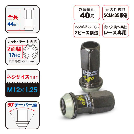 KYO-EI(協永産業) ホイールナット(KICS キックス レーシング KYO-EI(協永産業) ホイールナット(KICS キックス レーシング