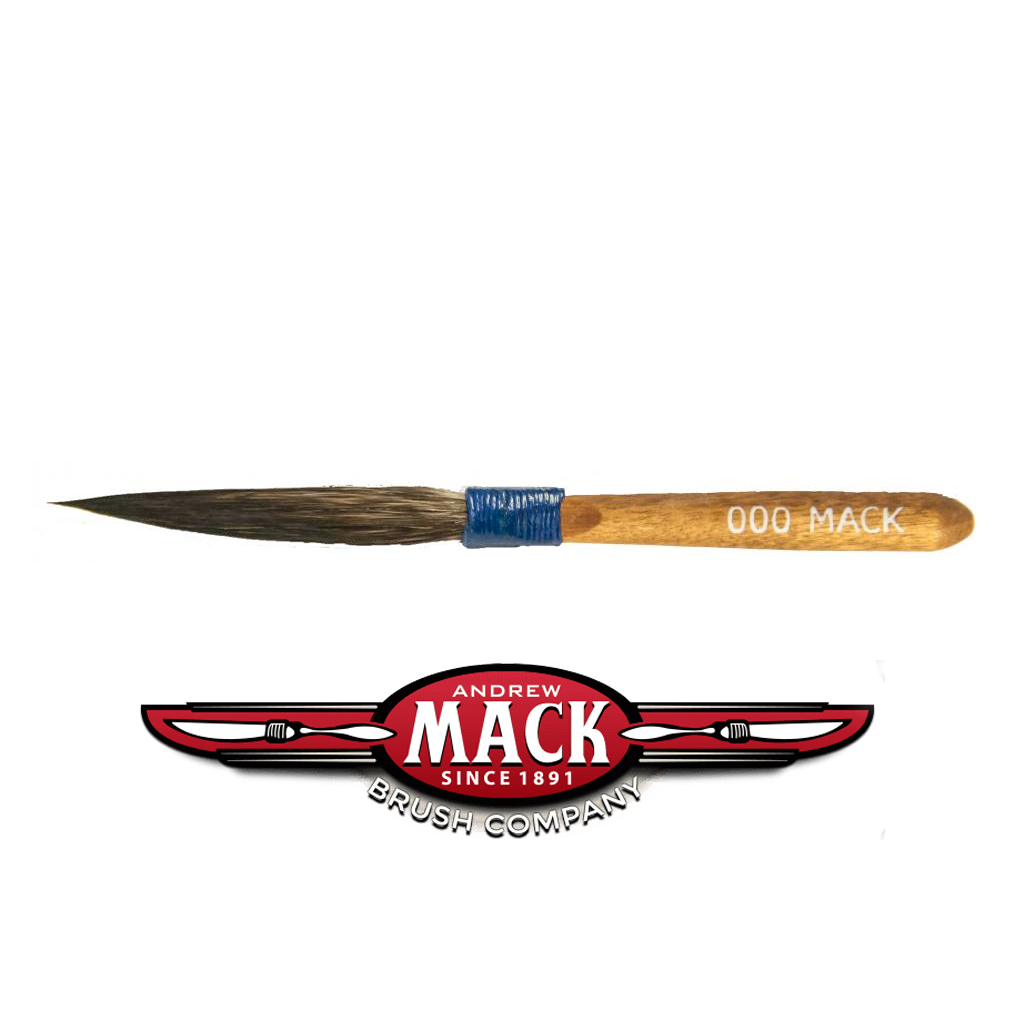 【在庫限り】マックブラシ(Mack Brush) ピンストライピングブラシ 000(36-7000)の画像