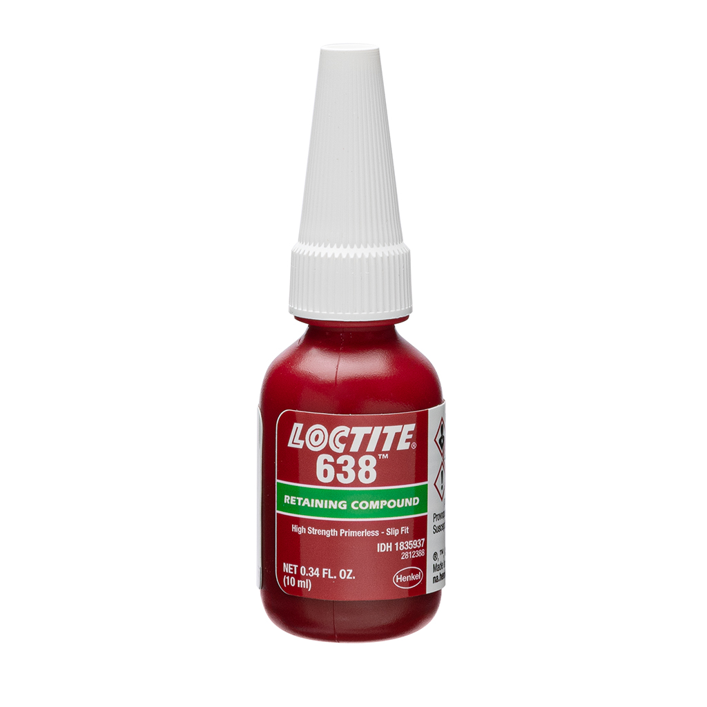 ロックタイト(LOCTITE) はめ合い用接着剤 最高強度 10ml 638-10(37-6381)の画像