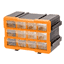 縦横連結可能パーツケース (ケース12個 仕切り板無し)(09-0412_1)の画像