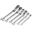 ラチェットコンビネーションレンチセット ディープフレックスタイプ 6ピース（ミリ）(11-728)の画像