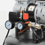 【在庫限り】エアーコンプレッサー 100V 1馬力 38L 静音オイルレス 縦型(17-60220)の画像