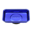 磁石皿 長方形 ミニタイプ ブルー(19-1237_1)の画像