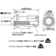 【受注生産】KYO-EI(協永産業) レーシングコンポジット R40 アイコニックス（ロック＆ナットセット）20ピース ブラック/レッド アルミキャップ付き RIA-14KR(30-05002)の画像