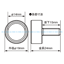 KYO-EI(協永産業) レデューラレーシング・ナンバープレートロックボルト レッド 4ピース KPLBR(30-2117_1)の画像