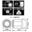 KYO-EI(協永産業) ホイールナット(KICS レデューラ レーシング) 20ピース M12×1.5 レッド KIN1R(30-5292_1)の画像