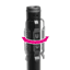 【在庫限り】充電式LEDペンライト 調光機能UVライト付き ブラック(38-971)の画像