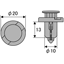 トリムクリップ 5ピース ホンダ系 91503-SZ3-003(44-4009)の画像