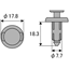 トリムクリップ  5ピース ホンダ系 90505-SX0-003(44-4015)の画像