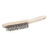 4 ROW STAINLESS STEEL SCRATCH BRUSH(01-61027)の画像
