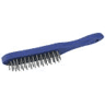 4 ROW WIRE SCRATCH BRUSH WITH PLASTIC HANDLE(01-61028)の画像