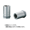 KTC 12.7sq.インパクトレンチ用アルミホイール化粧ナットソケット 17mm ABP4-17ALP(02-2671)の画像