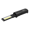 充電折り畳み式 LEDライト幅広調光機能付きCOBタイプ ブラック(38-8421)の画像