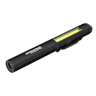充電式LEDペンライト 調光機能UVライト付き ブラック(38-971)の画像