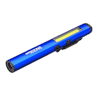 【在庫限り】充電式LEDペンライト 調光機能UVライト付き ブルー(38-972)の画像