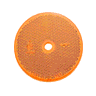 反射板 丸型 φ60mm オレンジ(39-1485)の画像