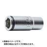 Ko-ken(コーケン) 1/4"(6.35mm) ナットグリップセミディープソケット 10mm 2350X-10(59-8605)の画像