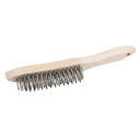 4 ROW STAINLESS STEEL SCRATCH BRUSH(01-61027)の画像