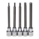 3/8"(9.5mm) ヘックスビットソケットセット ロングタイプ 5ピース(10-1640)の画像