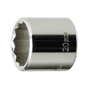FLAG（フラッグ）3/8"(9.5mm)スタンダードソケット 20mm(10-3820)の画像