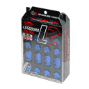 KYO-EI(協永産業) ホイールナット(KICS レデューラ レーシング) 16ピース M12×1.5 ブルー KIC16U(30-545)の画像