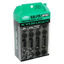 【無くなり次第終了】KYO-EI(協永産業) ホイールナット (極限 ヘプタゴンナット) 20ピース ブラック M12×1.25 42mm HPF3B4(30-952)の画像