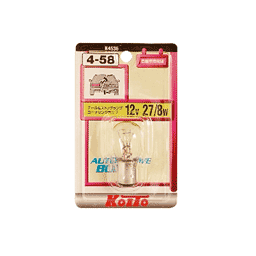 KOITO(小糸) テール&ストップランプ球 S25 12V 27/8W K4536(13-4536)の画像