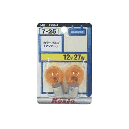 KOITO(小糸) カラーバルブ 2個入 S25 12V 27W 橙 P4574A ( 13-45741 