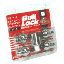 KYO-EI(協永産業) ホイールロックナット(Bull Lock ブルロック) 4ピース M12×1.5 601-17(30-175)の画像