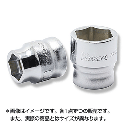 画像を別ウィンドウで表示します。 Ko-ken(コーケン) 3/8"(9.5mm)Dr. 6角ソケット 12mm 3400M-12(59-457)の画像
