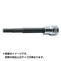 Ko-ken(コーケン) 3/8"(9.5mm)Dr. ヘックスビットソケット 全長100mm 3mm 3010M.100-3(59-899)の画像